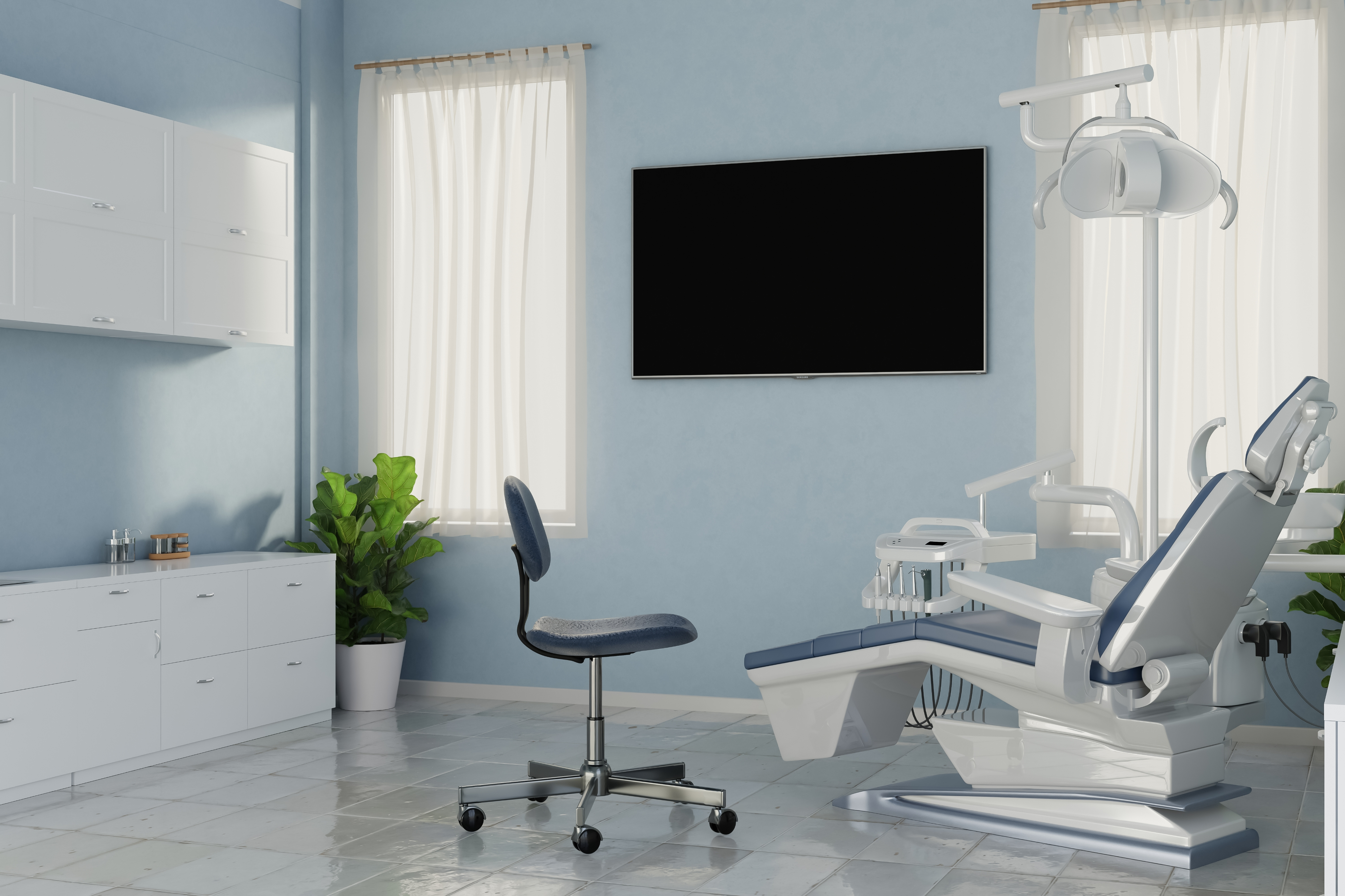 Modern dental treatment room